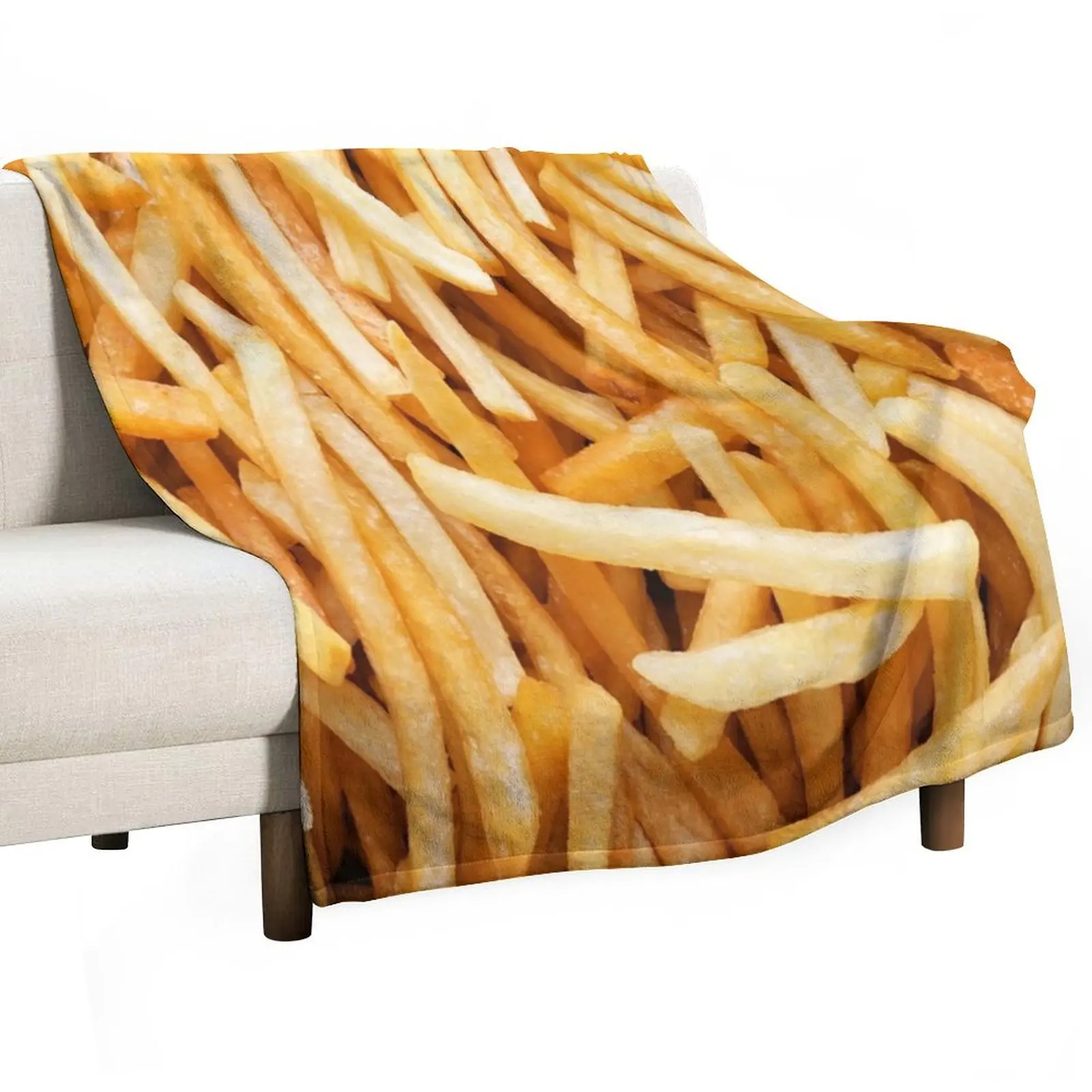 Fries Throw Blanket Loose Moving valentine gift ideas Custom Blankets