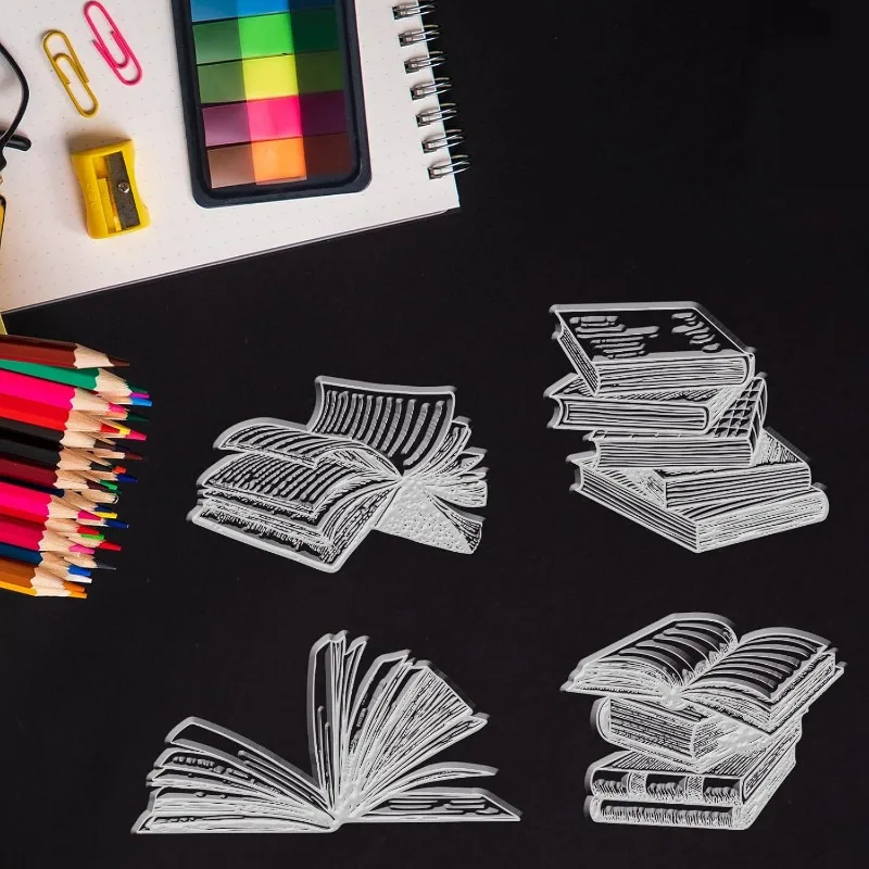 Libri e librerie timbri trasparenti in Silicone timbri trasparenti per biglietti di auguri di pasqua di compleanno che fanno foto Scrapbooking fai