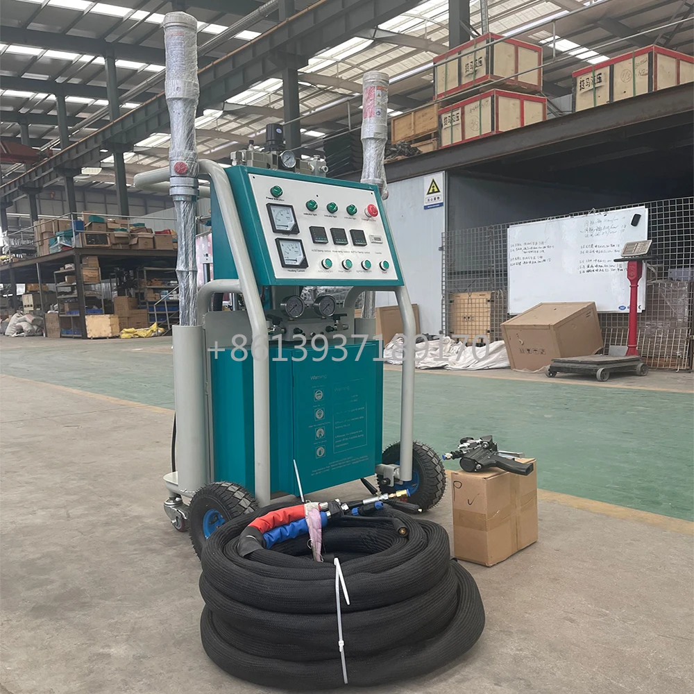 Chinese Cheap Portable Polyurethane Pu Spray Foam Machine for Wall Roof Tank Container Insulation