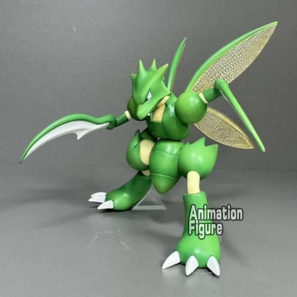 11cm/4,33 Zoll Anime Pokémon Figur Scyther Actionfiguren PVC-Statue Desktop-Ornament Sammlermodell Spielzeug Geschenke – Detail 4