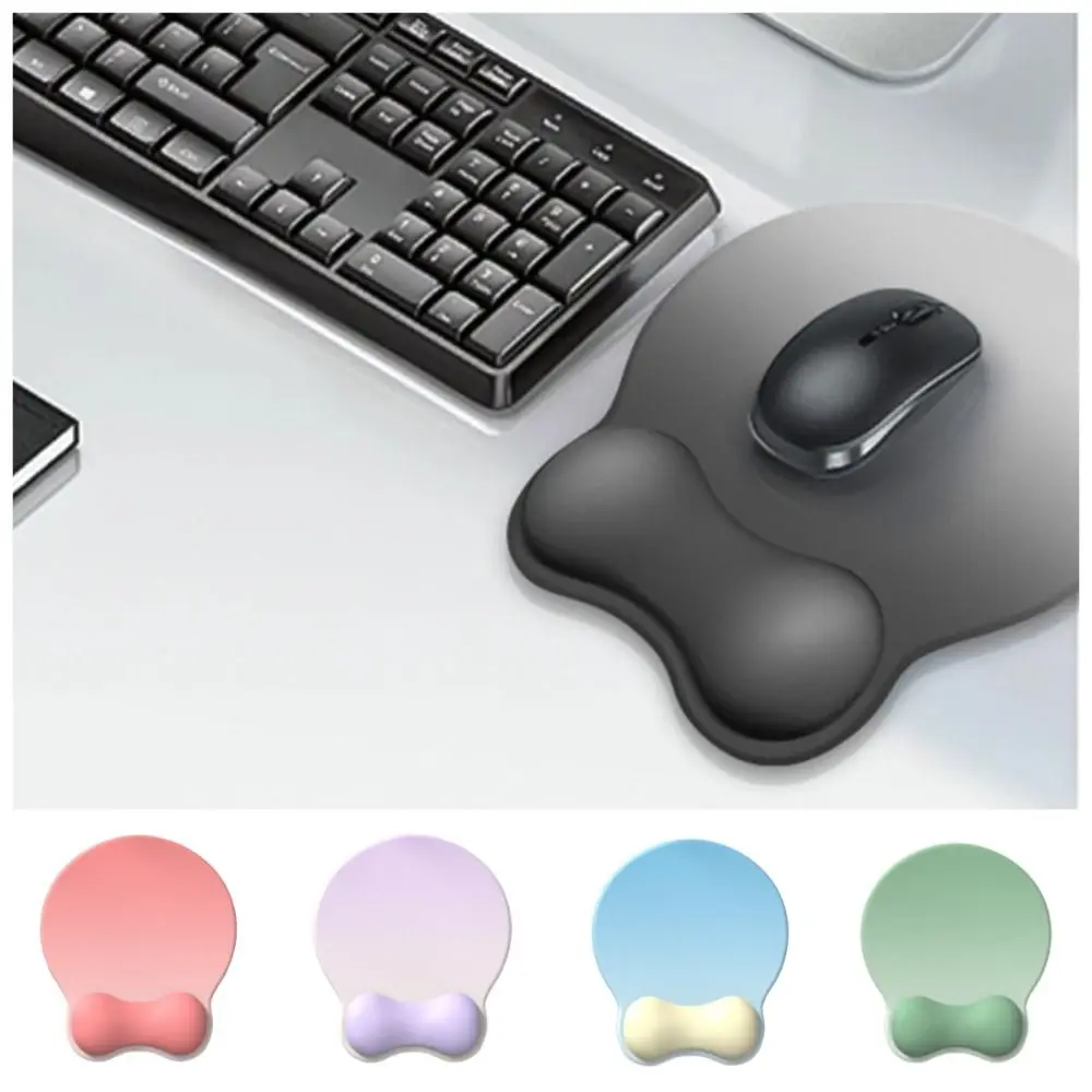 Convenient Comfortable Gradient Mouse Pad Soft Creative Computer Wrist Pad Anti-slip Soft Sponge Silicone Mouse Pad Laptop