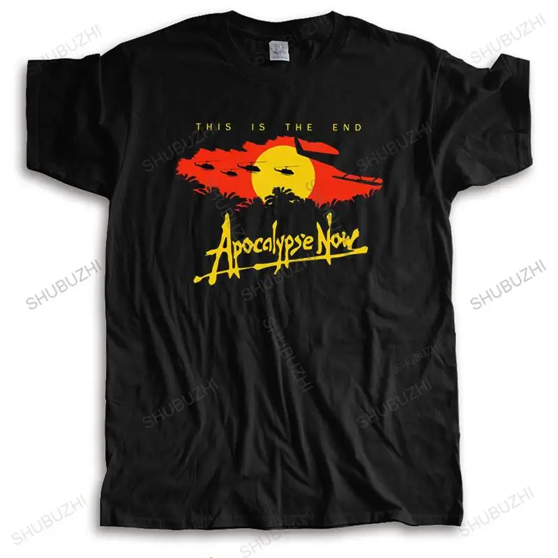 Fashion 80s Movie Apocalypse Now This Is The End T Shirt Men Short Sleeve Streetwear Vietnam War Congo Tshirt Cotton Tee Apparel