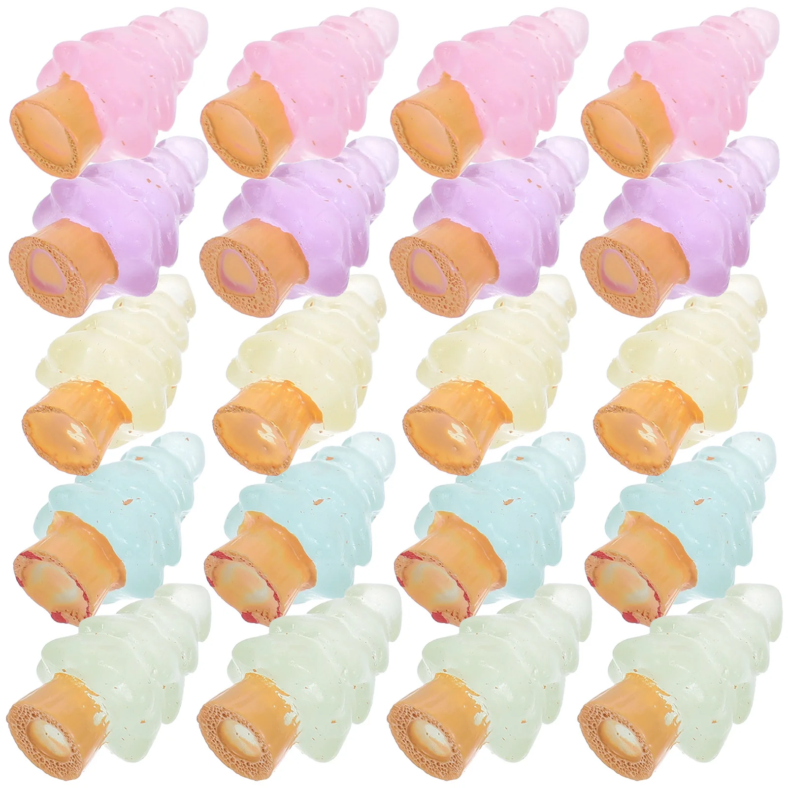 

25Pcs Miniature Christmas Tree Decorations Luminous Tabletop Pine Trees for Home Study Room Festive Atmosphere Enhancer