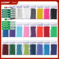 AZDENT 1000 Ties=20 Sticks Dental Orthodontic Elastic Ligature Ties Colorful Bands for Brackets Braces Orthodontics Treatment