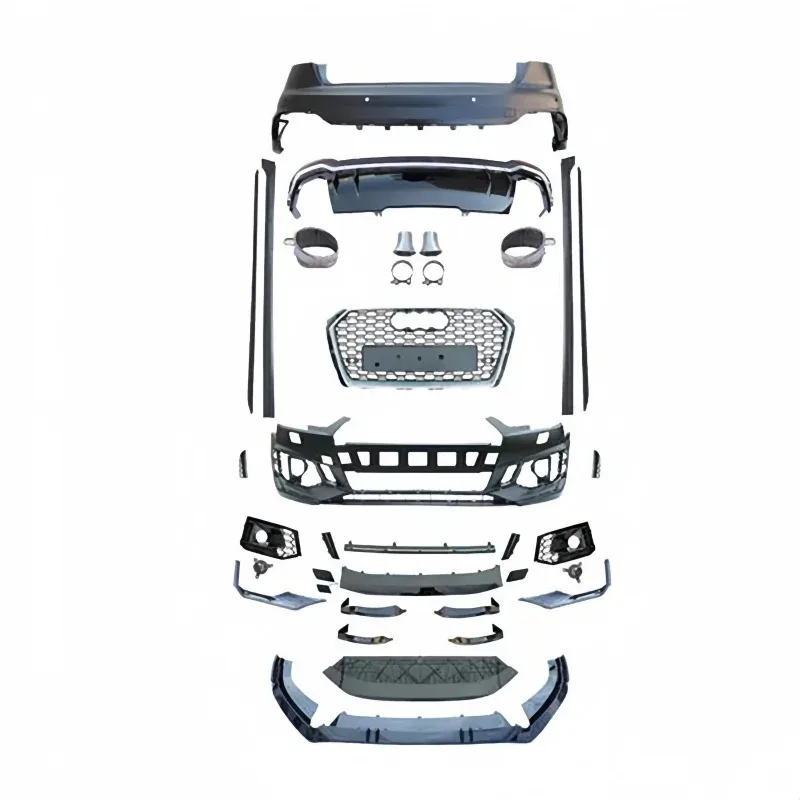 

Suitable for the 2017-2019 A4 RS4 Model with the Modified Body Kit for the Rear Bumper Including Front Rear Bumper