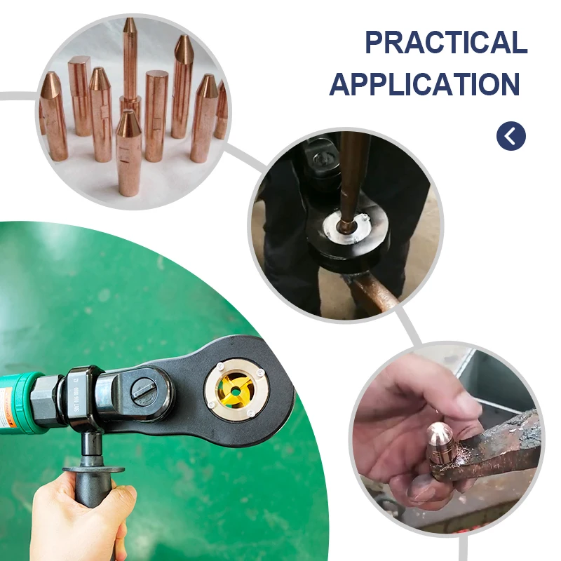 Precise Grinding Speed 80-120 High-speed Rotating Blade Hand-Held Pneumatic Electrode Tip Dresser