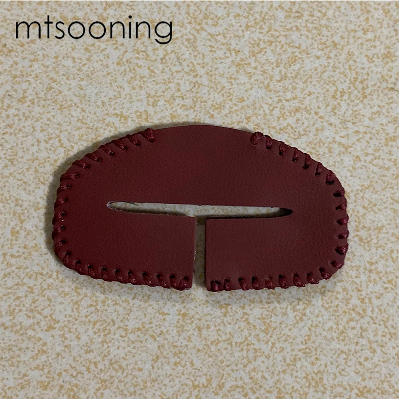 Mtsooning Universal Car Seat Belt Buckle Clip Protector leather Interior Button Case Anti-Scratch Cover Safety Accessories