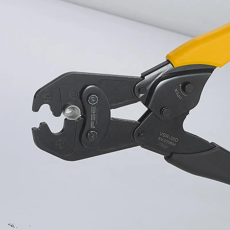 Ratchet Terminal Crimping Plier Professional Molds Hand Electrical Tools New Design 10-50mm2, 8-1/0AWG