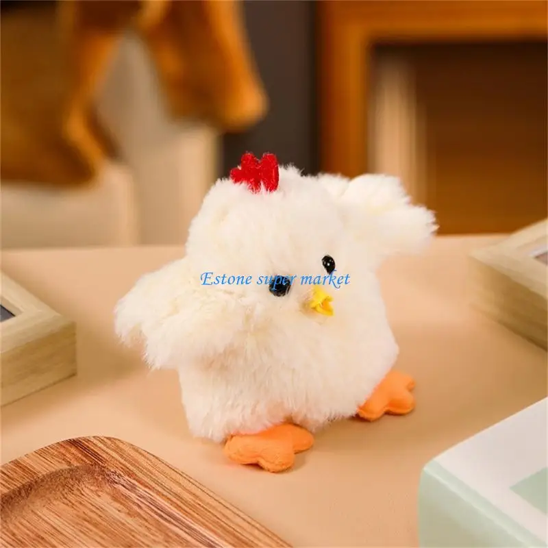 090b juguete peluche peluche peluche para saltar creativamente pollo/pato/gansos decoración juguetes eléctricos