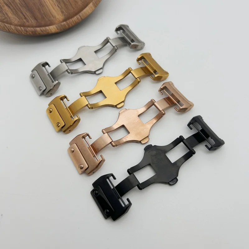 Kwadratowa złota koperta zegarka 38 mm, skórzany pasek do zegarka Sandoz NH36 NH35 NH70, mechanizm do modyfikacji zegarka z tarczą 27 mm i wskazówkami.