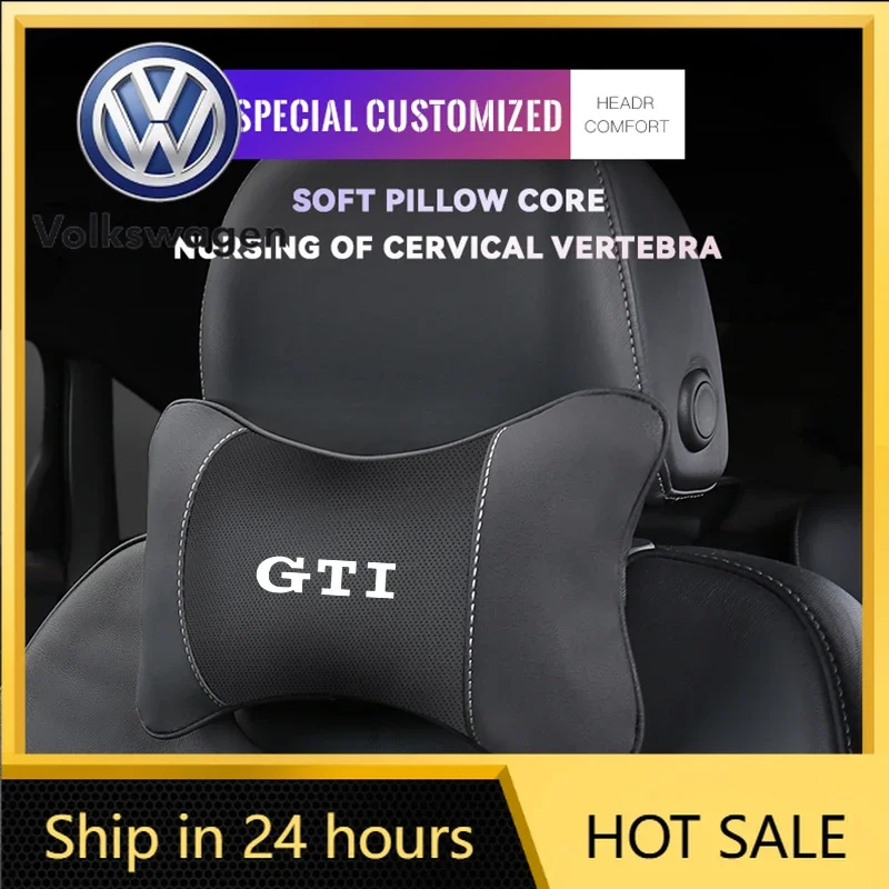 Para VW Volkswagen Jetta MK5 Golf, 1 unidad, reposacabezas interior para coche, soporte para la cabeza, almohada para el cuello, para Volkswagen GTI Amarok T5 Teramont