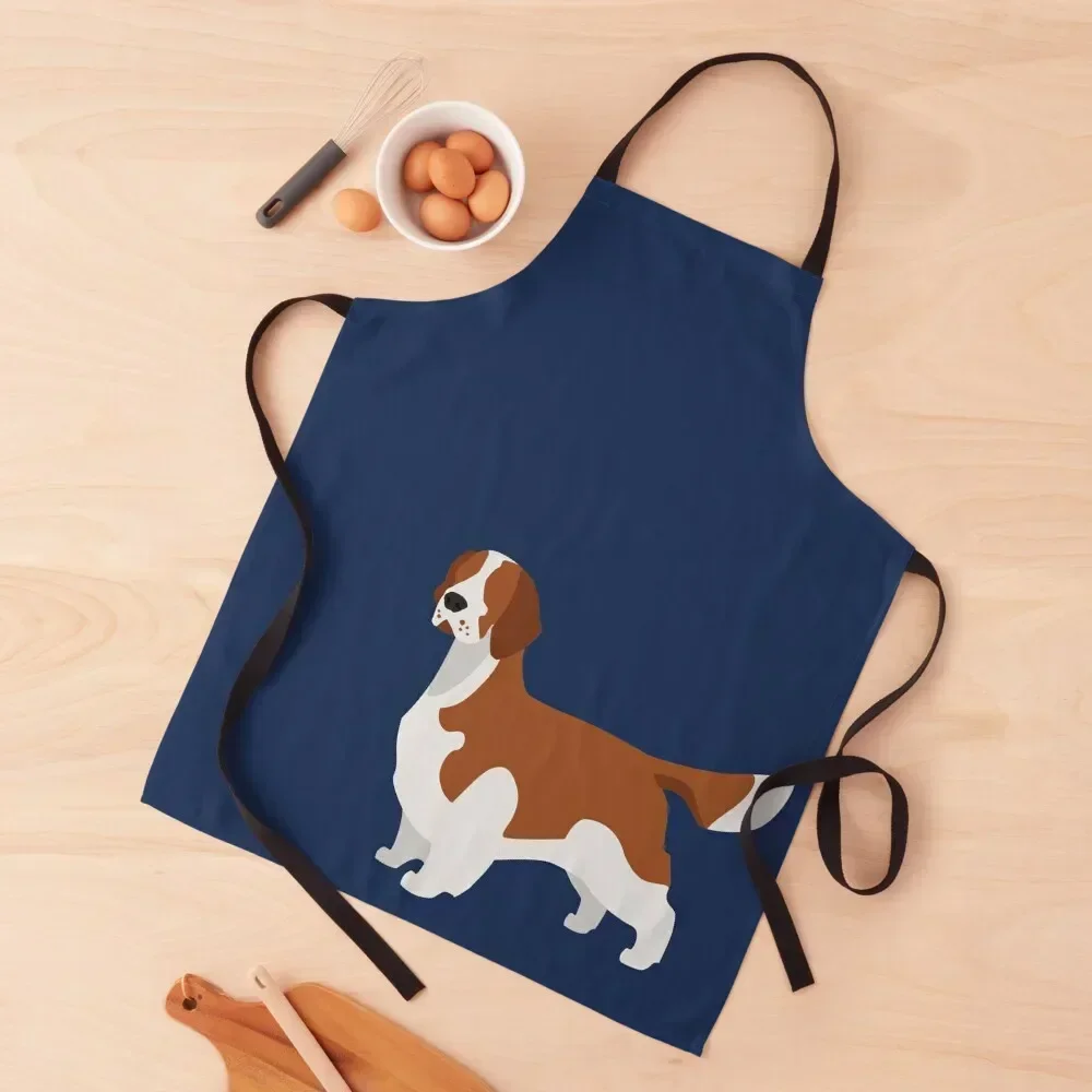 

Welsh Springer Spaniel Apron for women halloween Restaurant Useful Things For Kitchen beauty master Apron