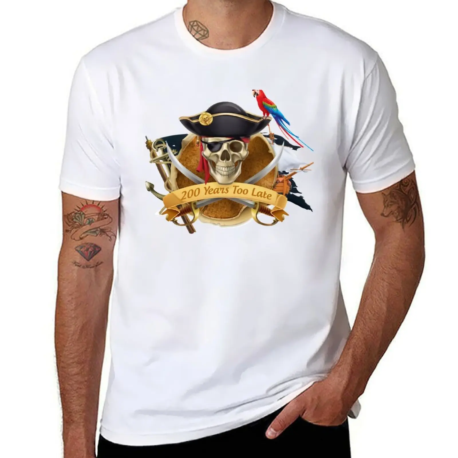 

A Pirate's Life T-Shirt cotton t shirt man anime tshirt T-Shirt