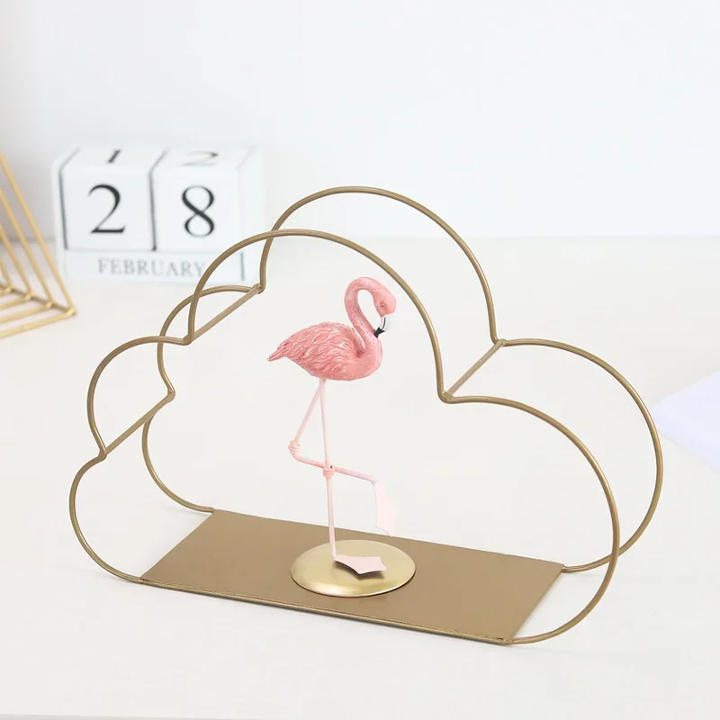 Estante de pared hierro estilo europeo diseño nube sin perforaciones - imagen 5