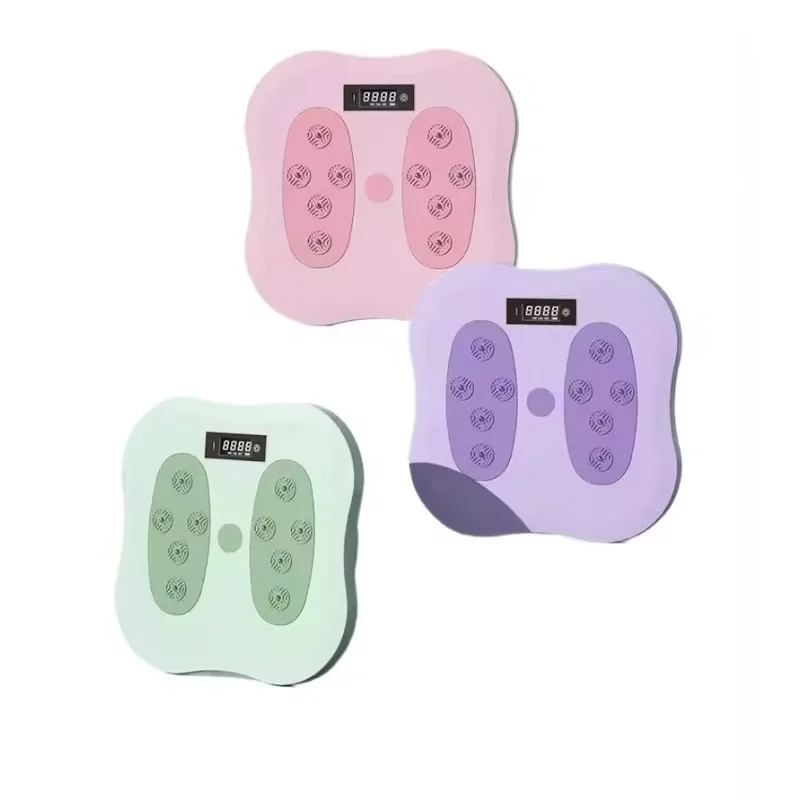 Wholesale Digital Height Device Foot Massager Electric Yoga Board Torsion Healthy Massage Trainer Waist Twisting Disc
