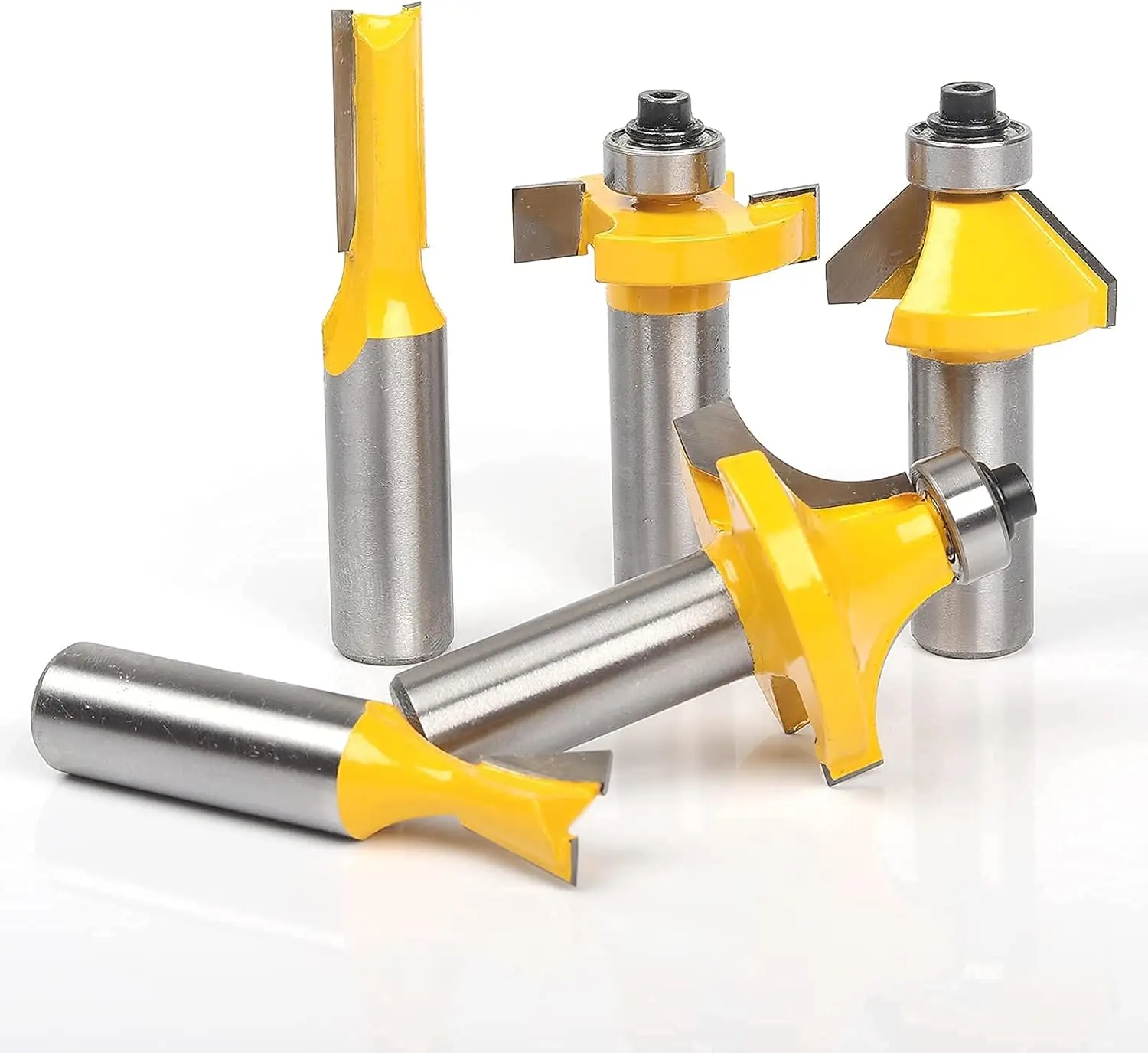 MNA-Fräser-Bits, 35-teiliges Set, 35-teiliges Fräser-Bit-Set mit 1/2-Zoll-Schaft. American Router Bit Set Komplettset.