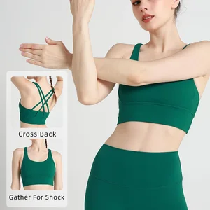 Breathable Shock Sports Sports for Women, Sexy Fitness Vesting, Rear Transverse High, New, Summer 8 Main Sales Women's Sports Setion - №8