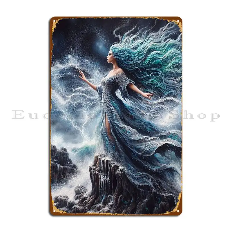 The Sea Witch 7 Mistress Of The Rocks Metal Sign Painting Personalized Living Room Club Bar Garage Tin Sign Poster