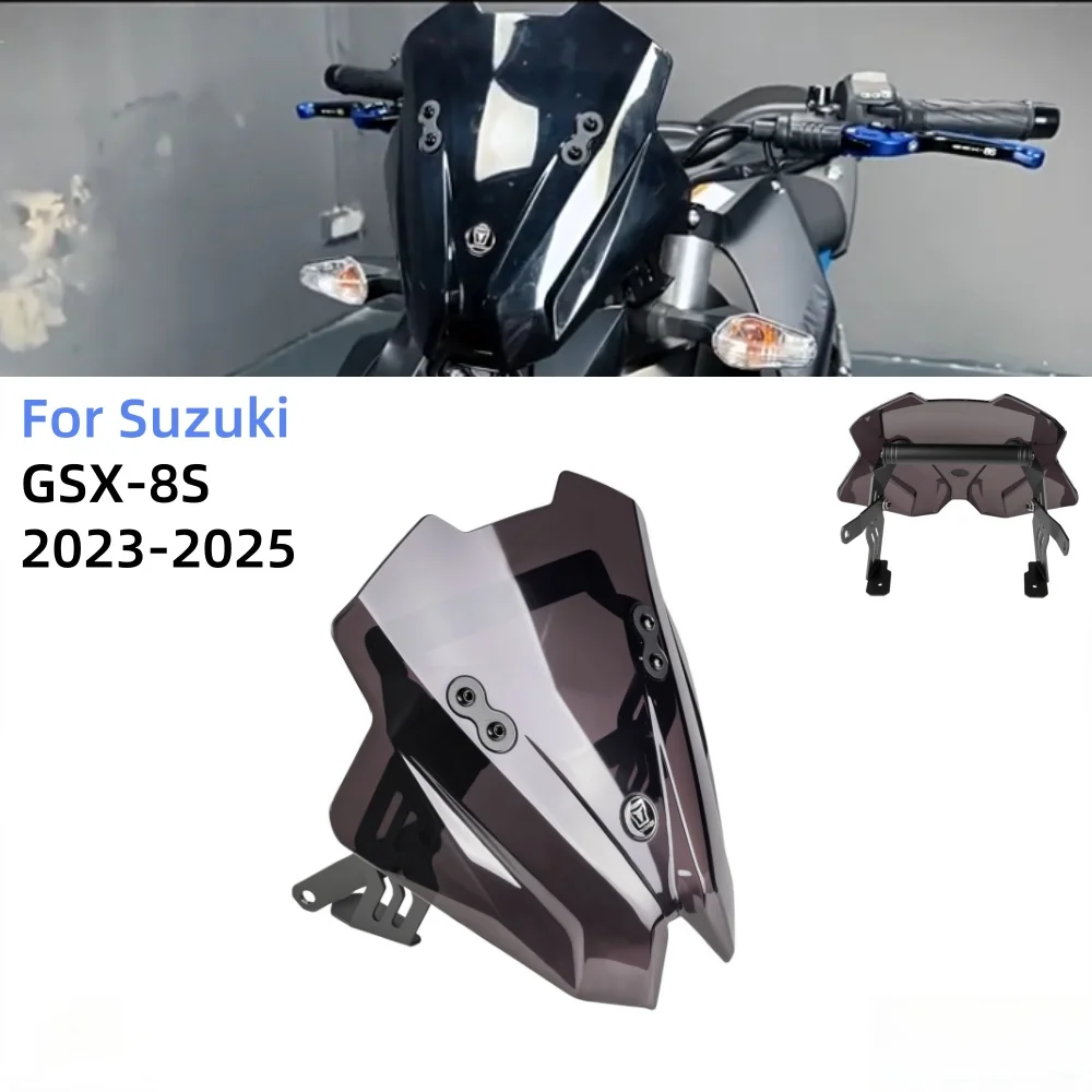 Per Suzuki GSX-8S GSX8S 2023-2024 2025 Parabrezza Parabrisas Parti Del Motociclo Deflettori del Vento Schermo Vento Shield