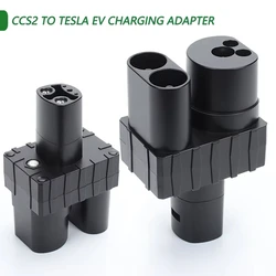 CCS2 to Tesla EV Charger Adapter Max400A 175KW DC500V Electric Vehicle Charging CCS COMBO 2 To TPC Convertor for Teslas Model