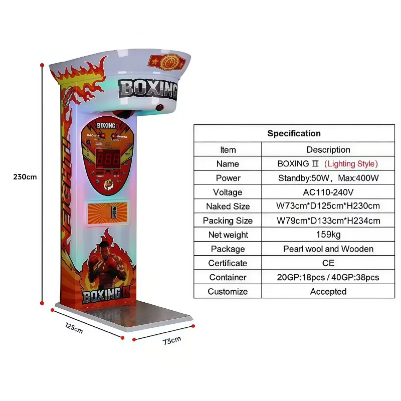 Metal Arcade Machine for Sport-Style 220V Indoor Coin-Operated Amusement Game Redemption Prize Function Bill Acceptor