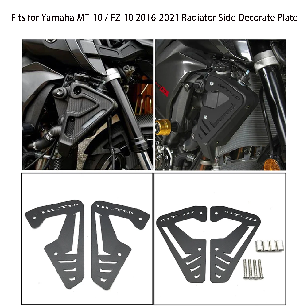 

Fit for Yamaha MT 10 MT10 SP MT-10 ABS 2016 2017 2018 2019 2020 2021 Motorcycle Radiator Side Guard Cover Decorative Plates Kit