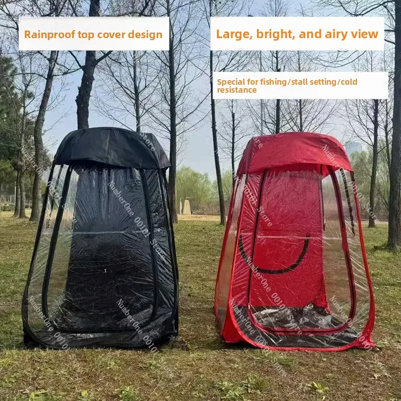 Winter Fishing Tent, Windproof Rainproof Cold-Resistant Portable Shelter, Minus 40 Degrees Ice Fishing Hut