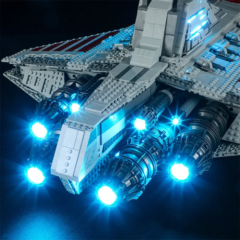 Ensemble d'éclairage pour Starings Wars 75367, classe Venator, république, attaque Cruiser, bloc de construction non inclus (Kit d'éclairage Led uniquement)