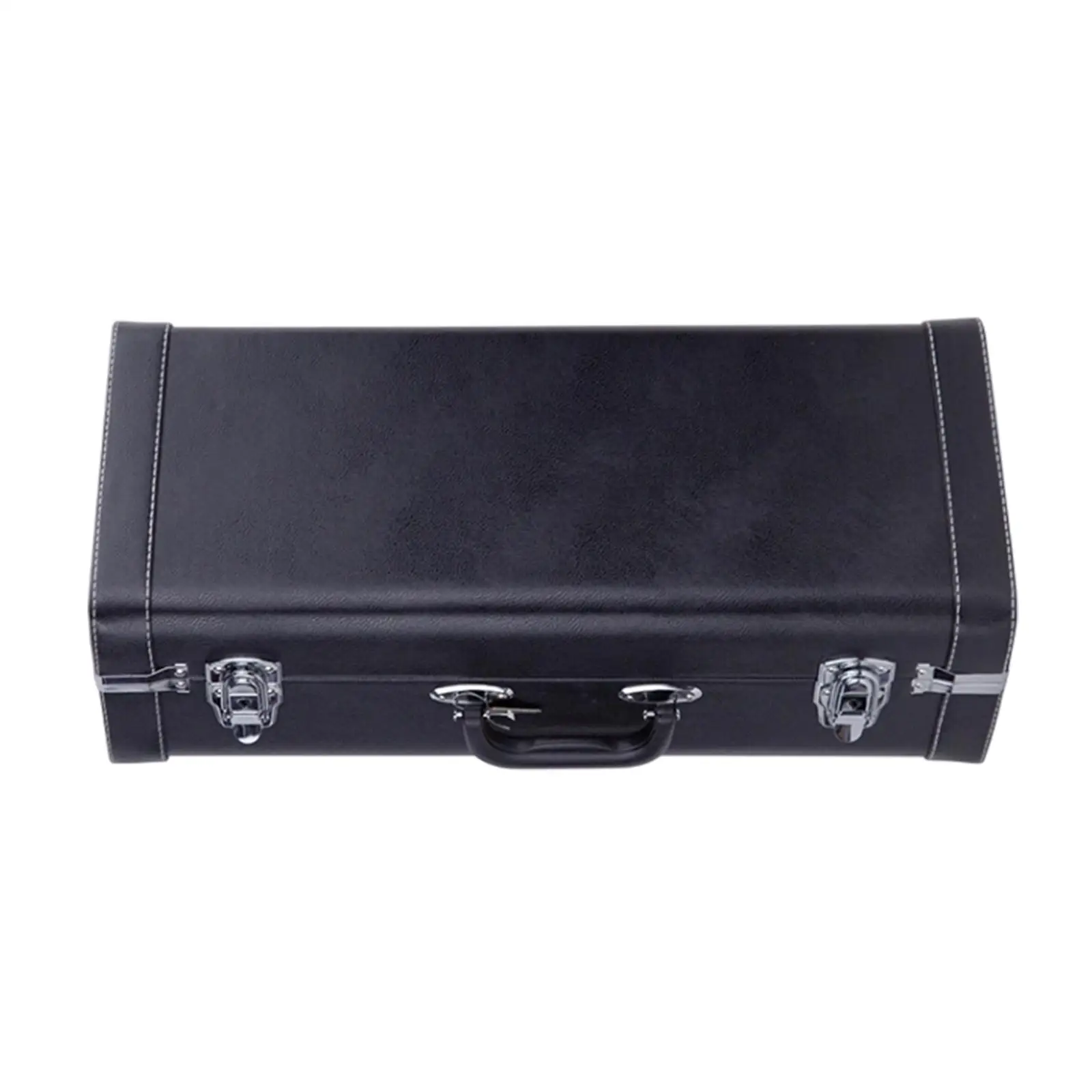 Trumpet Case with Velvet Lining PU Leather Trumpet Storage Box Carrying Case  for Musical Instruments in Concerts And Bands.