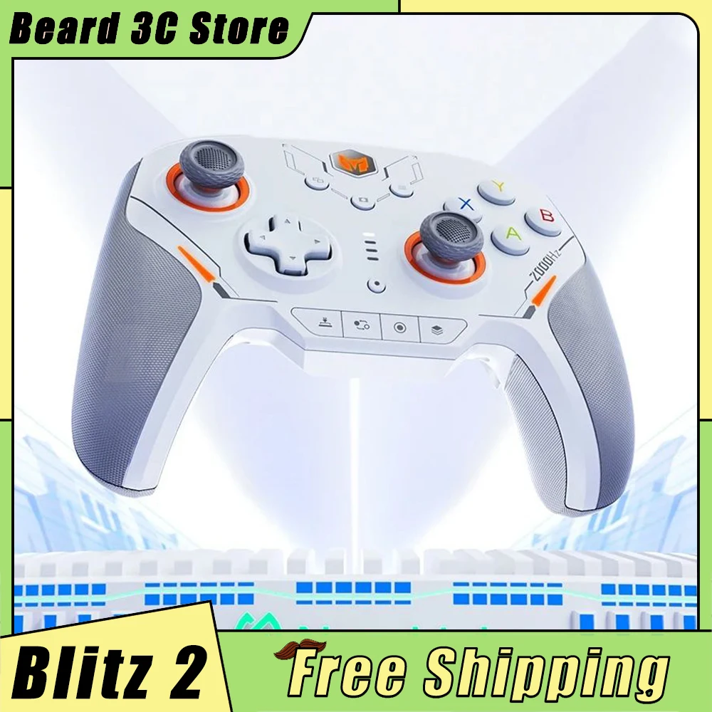 

BIGBIGWON Blitz 2 TMR Star Flash Wireless Bluetooth Gamepads Somatosensory Controllers 2000HZ Customized For NS PC Steam Gamer