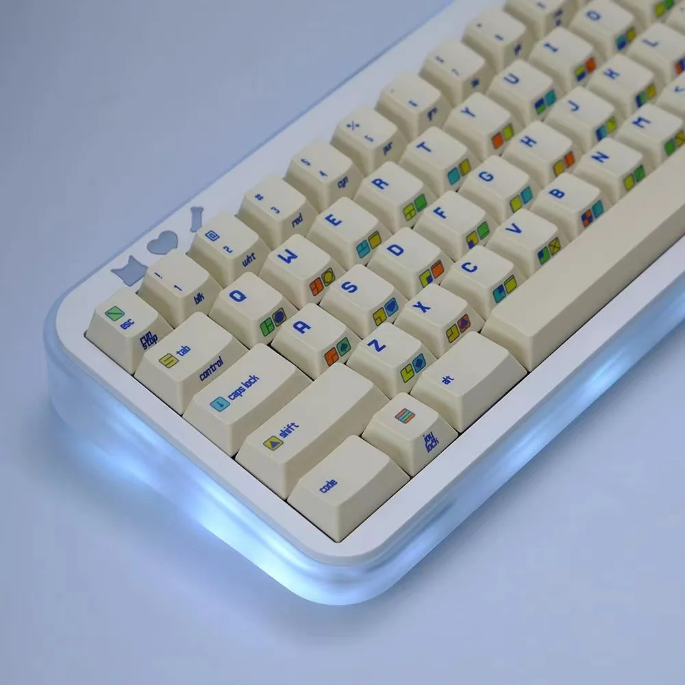 Barra de espaço dividida do teclado, Keycap C64, perfil cereja, PBT, PBT, sublimação da tintura, teclado do jogo do MX, 1 grupo