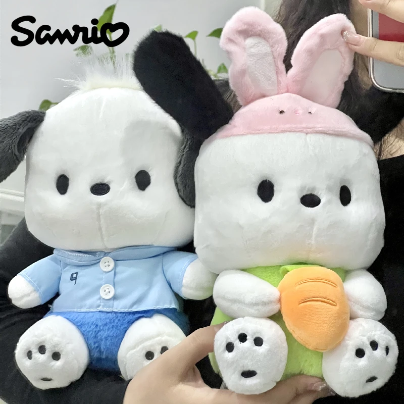 

Оригинальная плюшевая подушка-кролик Sanrio серии полакко Kawaii, плюшевая подушка-кукла щенок, плюшевая кукла, домашний декор, детские игрушки, подарок на день рождения и праздник