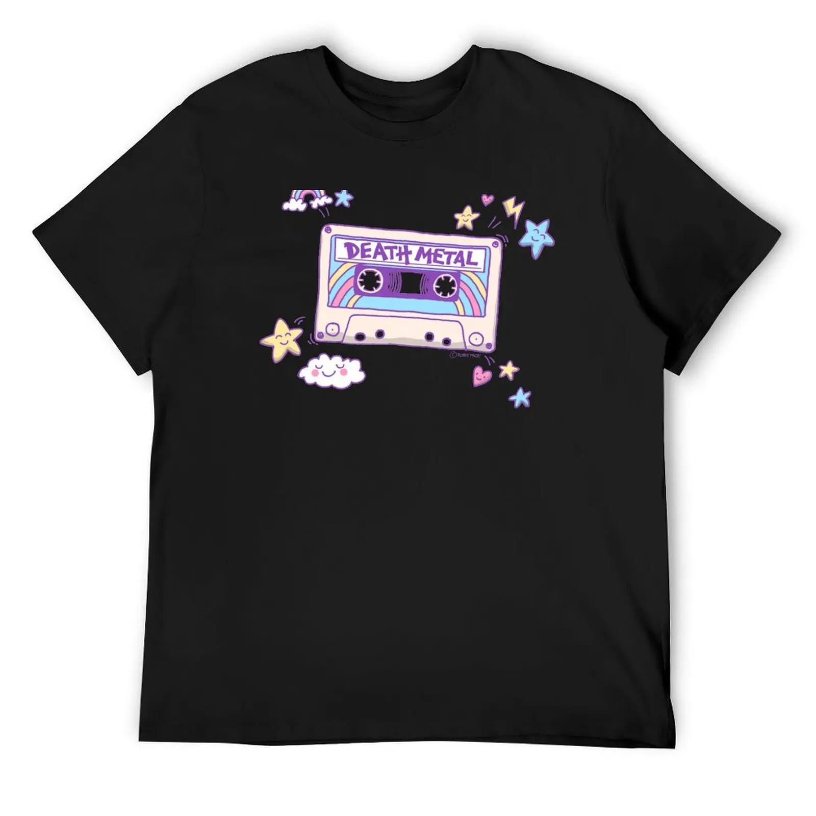 

Death Metal Cassette Tape T-Shirt funny meme t-shirts topping Blouse designer shirts mens t shirts top quality