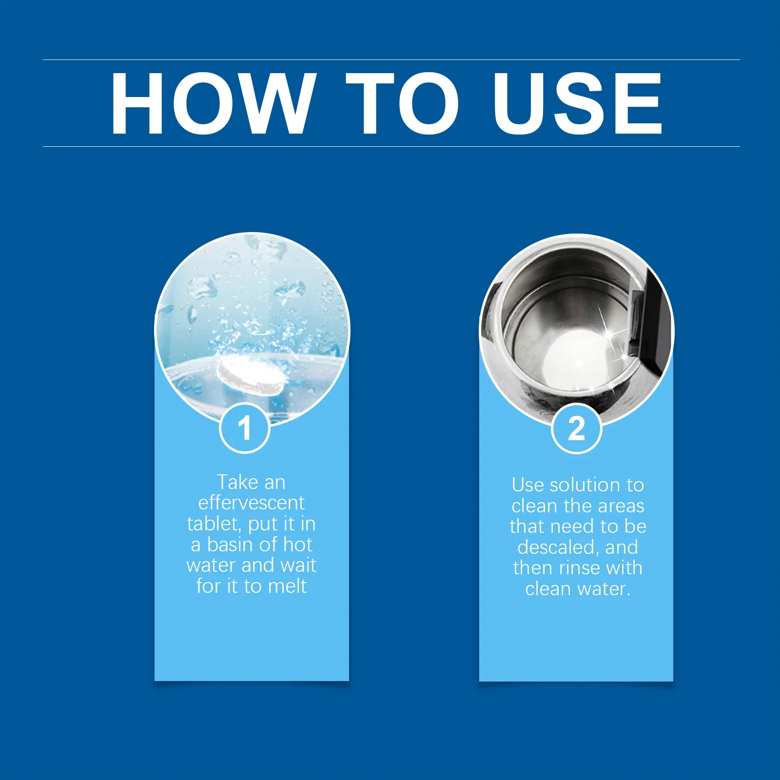 Limescale Cleaning Effervescent Tablets High-Efficiency Fast Kettle Descaling Tablets Remove Tea Stains Water Dispenser Cleaner