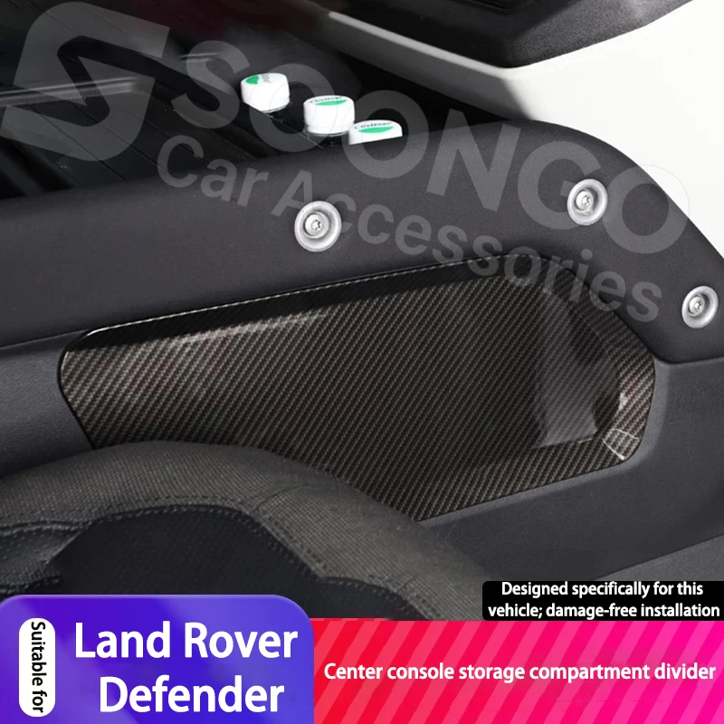 

For Land Rover Defender 90 110 130 2020-2026 Car Center Console Storage Compartment Divider Tray Partition Organizer