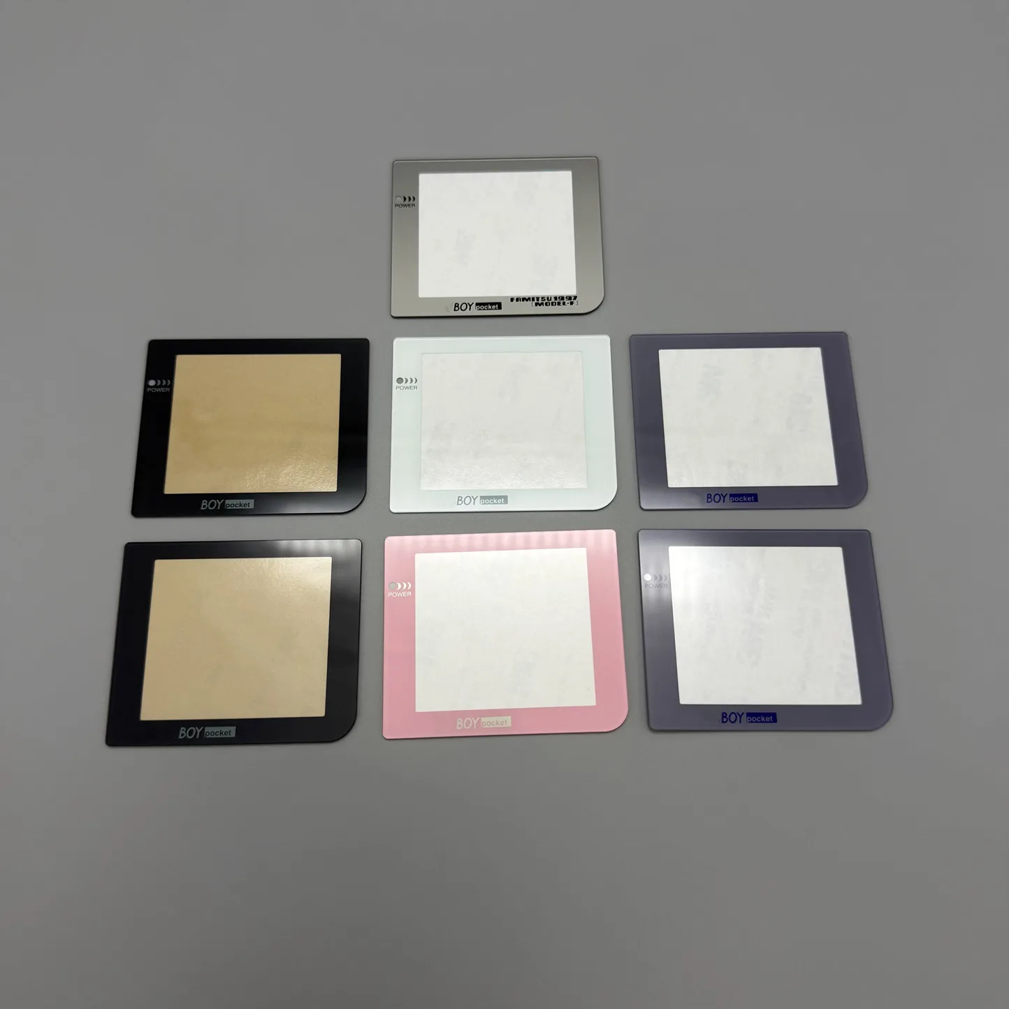2.6 inch original size Glass lens mirror for Gameboy pocket GBP. GBP LCD screen lens