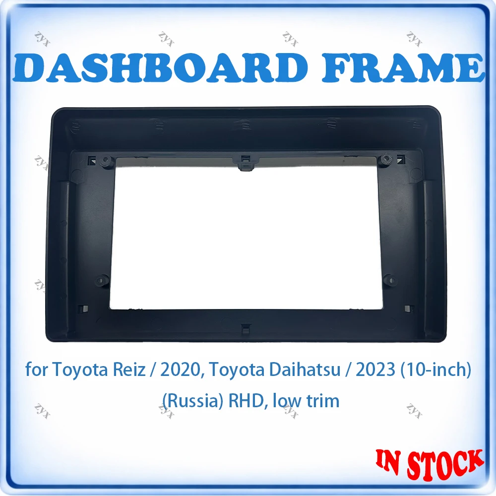 

Car Radio Fascia Frame For Toyota Mark X 2020 & Daihatsu 2023 10 inch Russia RHD Low Trim Wiring Harness