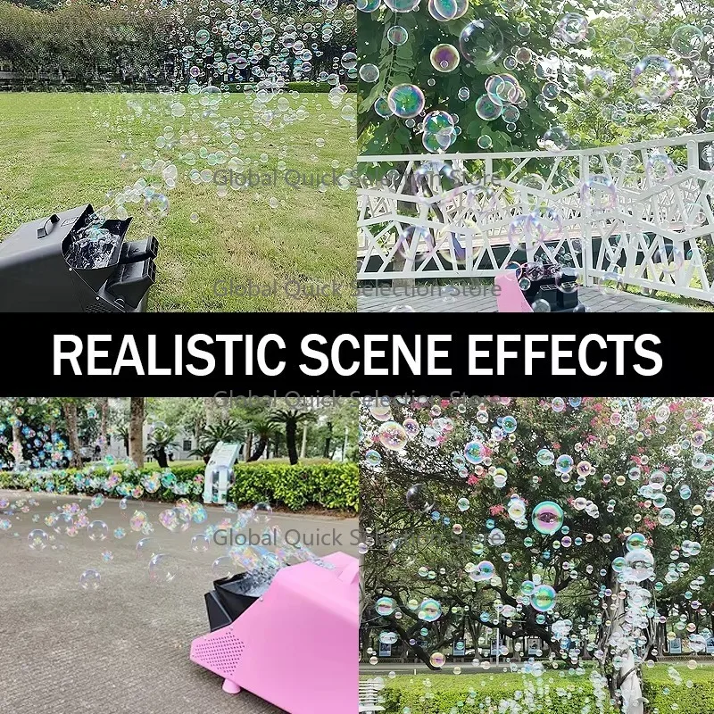 300W Automatic Bubble Machine with DMX & Remote Control, Stage Effect Equipment for Wedding, Party and DJ Disco Events