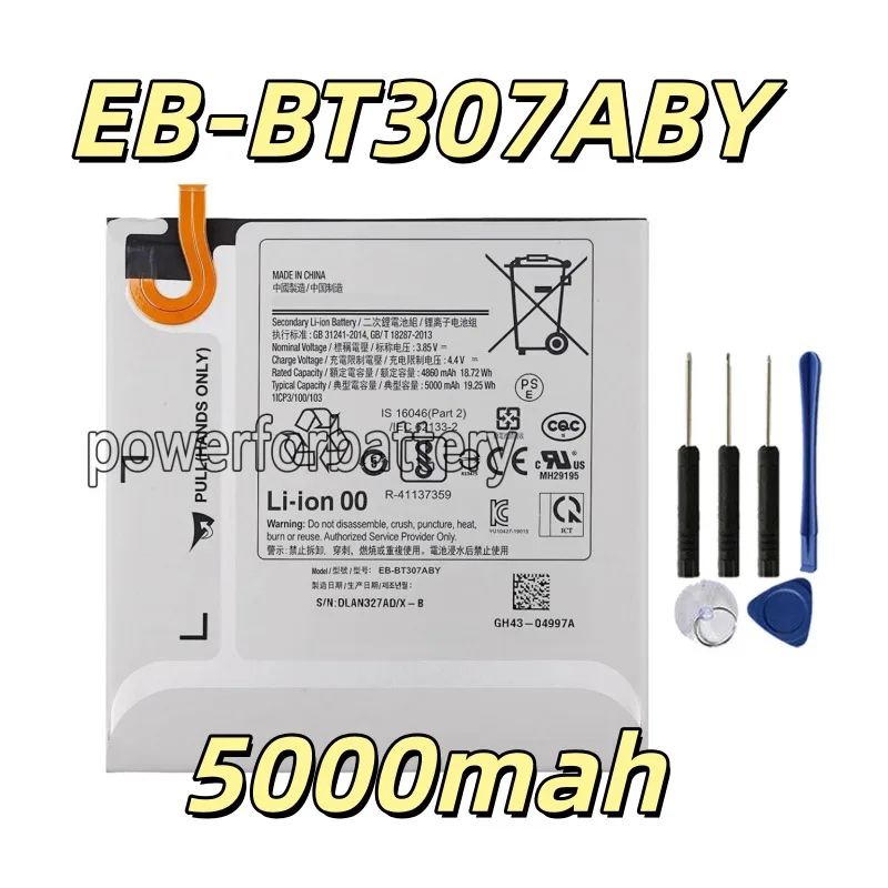 Replacement battery EB-BT307ABY 5000mAh For 8.4 inch 2020 new battery SM-T307U T307 tablet battery