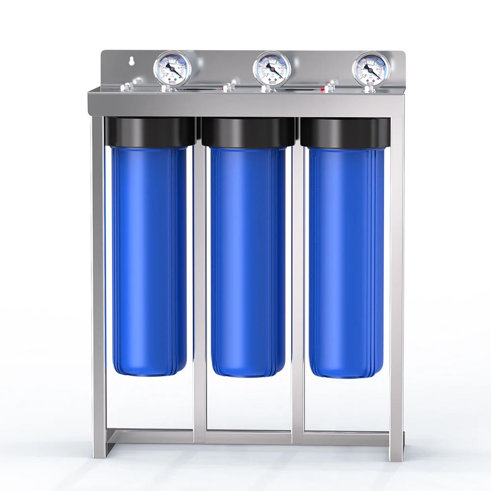 Whole Water Filters 20*4.5 Inch Portable Activated Carbon Under Sink Ionizer Filter for Whole House Water Filtration with Frame