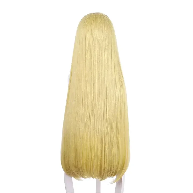 Summertime Render Ushio Kofune Cosplay Wig 90cm Women Long Straight Blonde Synthetic Hair