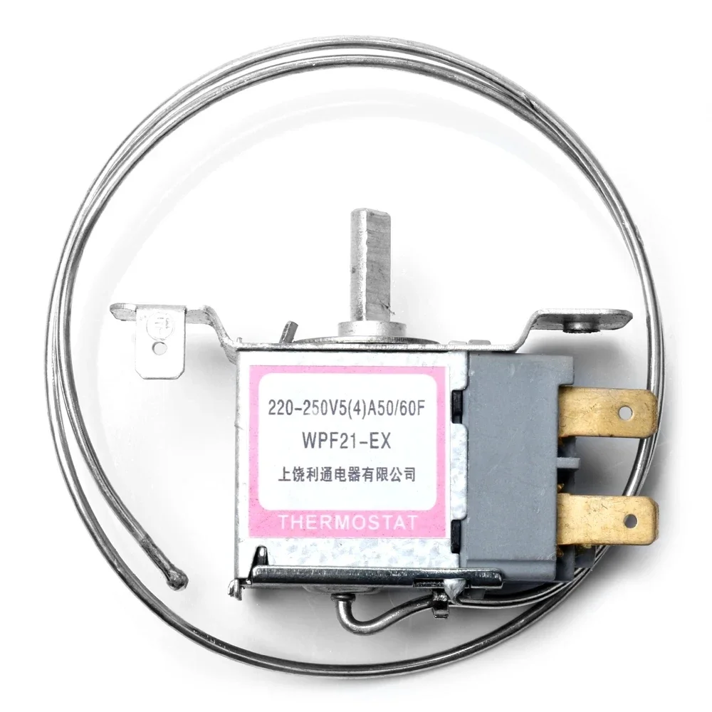

1pc Refrigerator Thermostat WPF21-EX 2 Pins Probe 50cm Freezer Temperature Controller Refrigerator Accessories