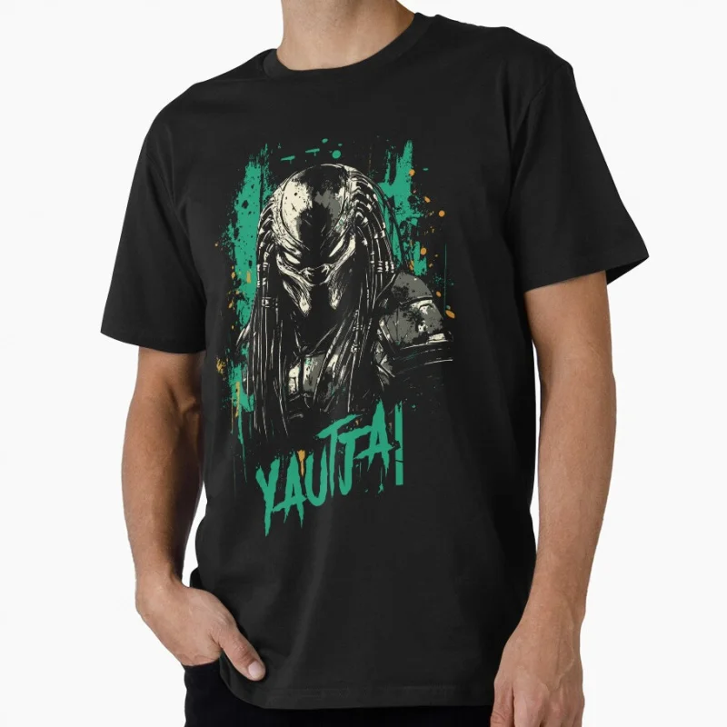 

Yautja Hunter 1212 Predator Scary Space Monster Alien Warrior Gift shirt Retro Sci-Fi Horror Graphic Clothes All size Tops S-6XL