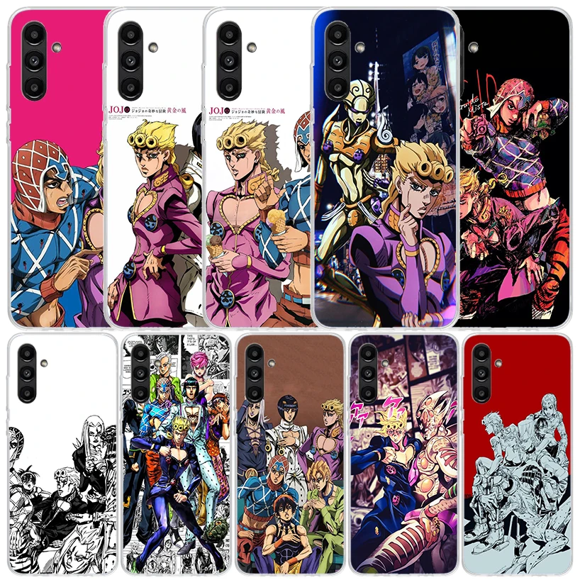 JoJo Bizarre Adventure Golden Wind Phone Case For Samsung Galaxy A15 A14 A13 A12 A55 A54 A53 A52 A35 A34 A33 A32 A25 A24 A23 A22