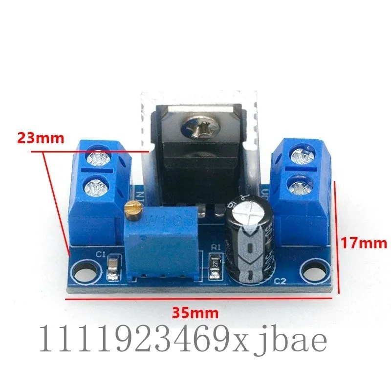 Adjustable Linear Step Down Power Module, General DC Voltage Reduction Regulator Board For DIY Electronic Circuit Experiment