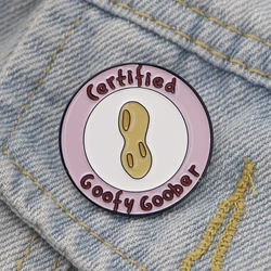 Goofy Goober Enamel Pin Brooch for Clothes Briefcase Badges on Backpack Accessories Lapel Pins Jewelry