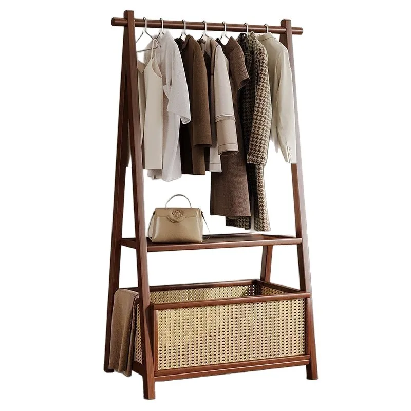 

Напольная вешалка для одежды от пола до потолка, простая вешалка для спальни, многофункциональная вертикальная вешалка для хранения вещей.