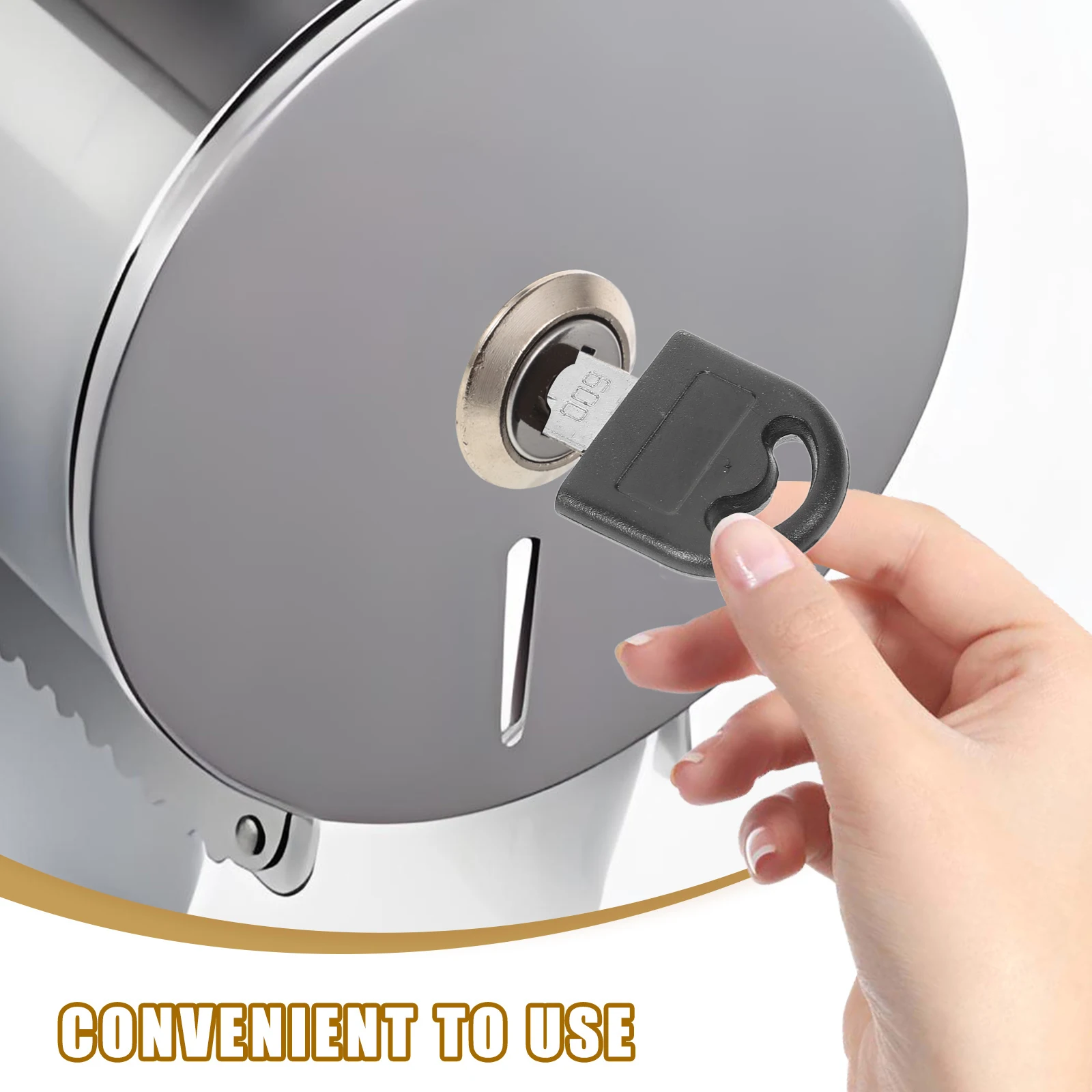

Stainless Steel Dispenser Key Toilet Paper Holder Replacement Commercial Keys Bathrooms Stainless Steel Carton Key Large Roll