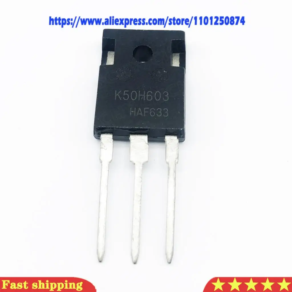 

10pcs/lot IKW50N60H3 K50H603 TO-247 600V 50A new original In Stock
