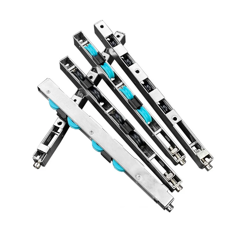 Sliding Door Long Wheel Width 15 High 24 Pulley Stainless Steel  Plastic Steel Aluminum Alloy Hollow Glass Sliding Door Wheel